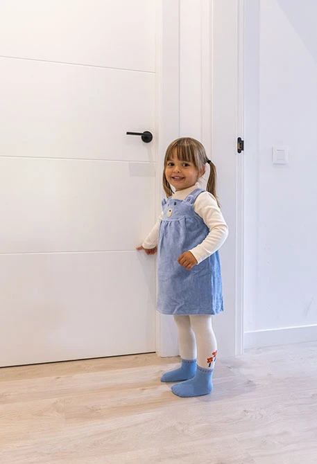 Ensemble bébé tricot gris animal