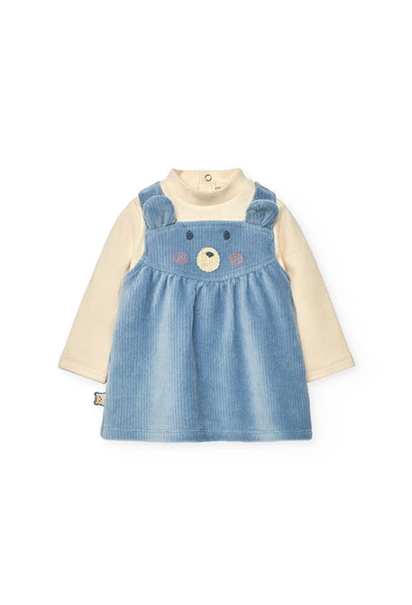 Grey knitted animal baby set