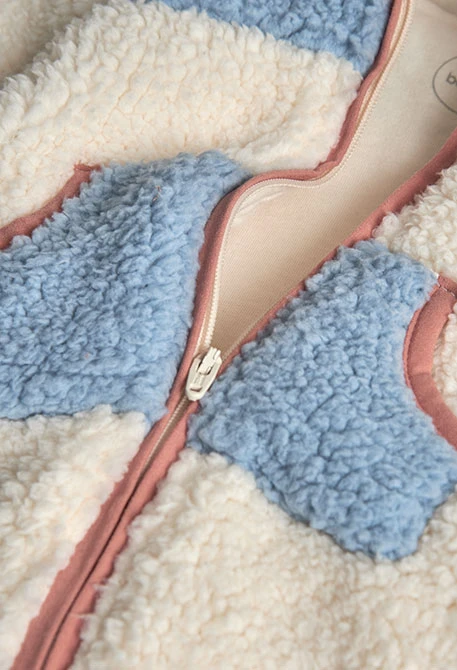 Pijama de bébé en maille écrue