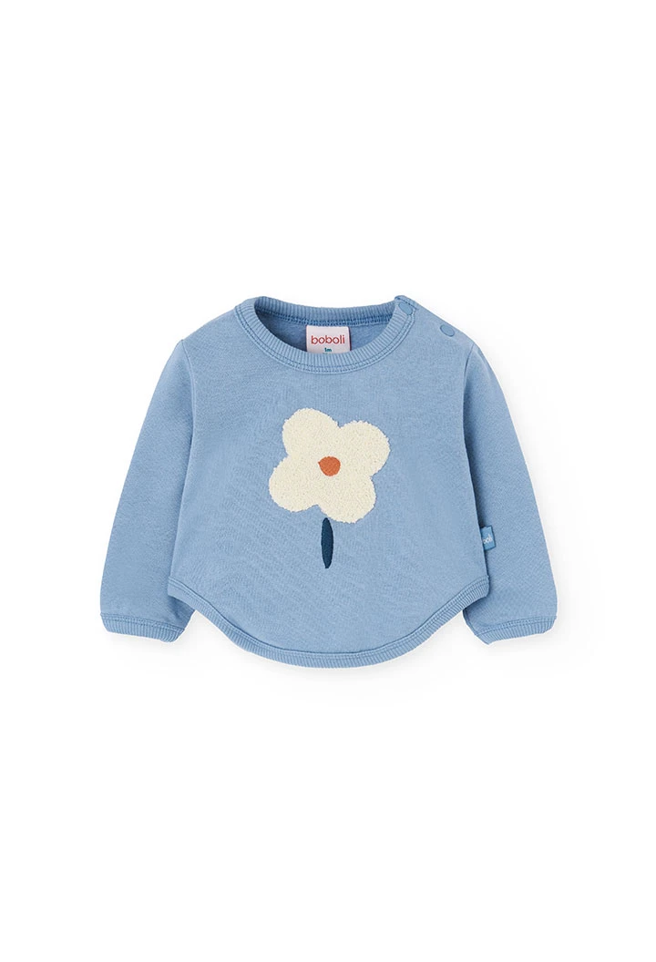 Baby knitted set in grey