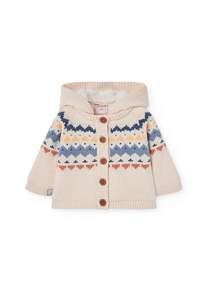 Veste bébé écrue