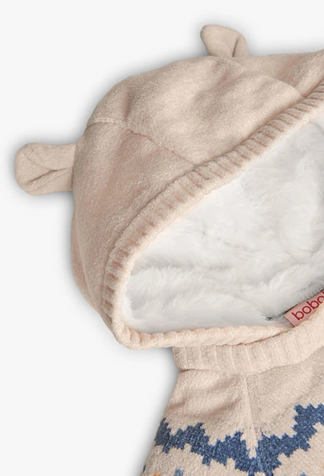 Raw baby jacket