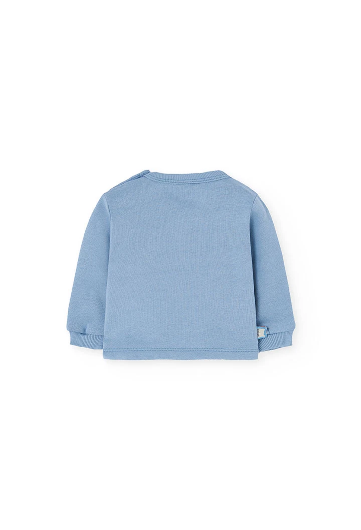 Conjunto bebé de punto gris animales cuadros