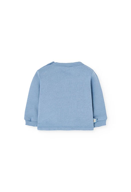 Conjunto bebé de malha cinza animais xadrez