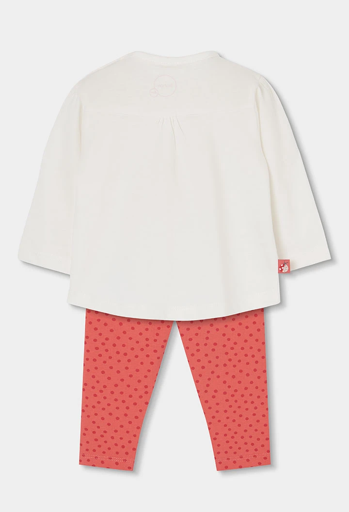 Ensemble bébé en coton blanc