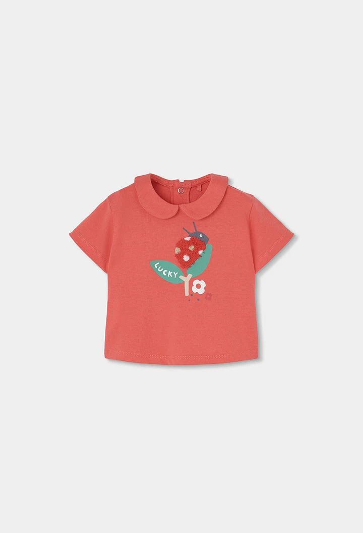 Ensemble bébé coton rose