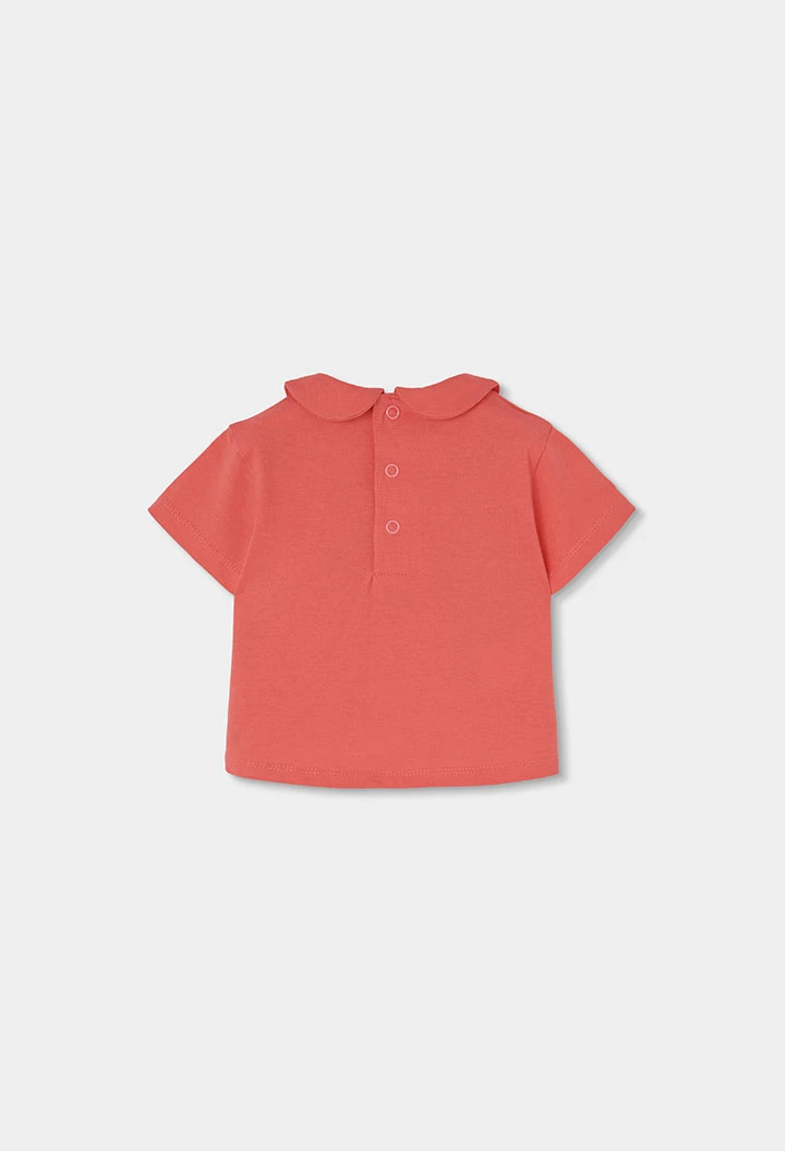 Conjunto bebé algodão rosa