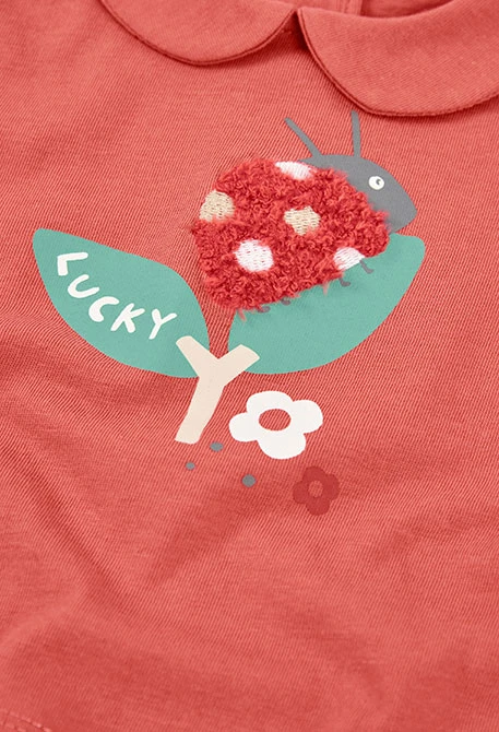 Conjunto bebé algodón rosa