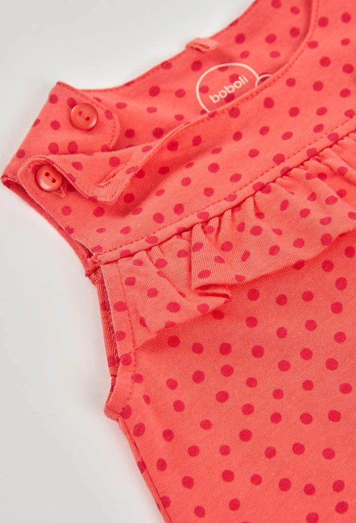 Pelele bebé algodón con estampado