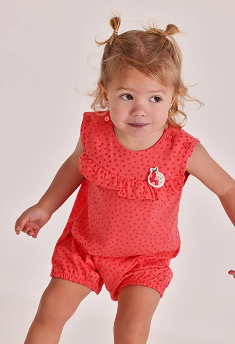 Pelele bebé algodón con estampado