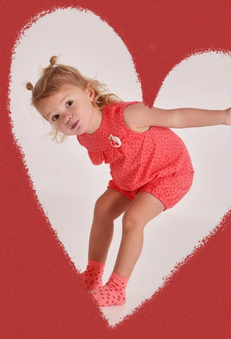 Grenouillère bébé en coton imprimé