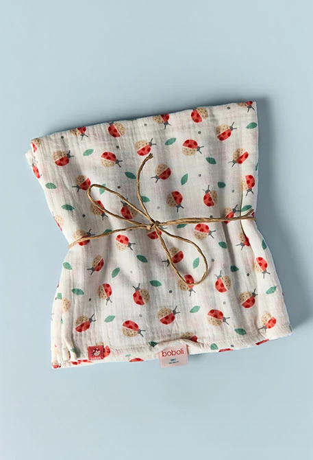 Babydecke aus bedruckter Baumwolle