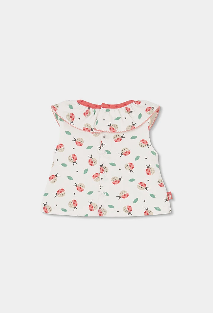 Bedrucktes Babyset aus Baumwolle