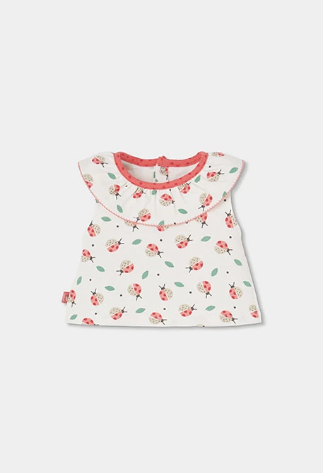 Ensemble bébé en coton imprimé