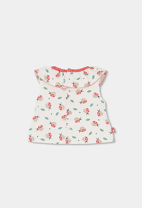 Conjunto bebé de algodón estampado