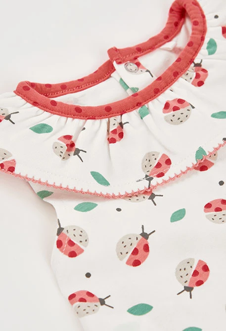 Ensemble bébé en coton imprimé