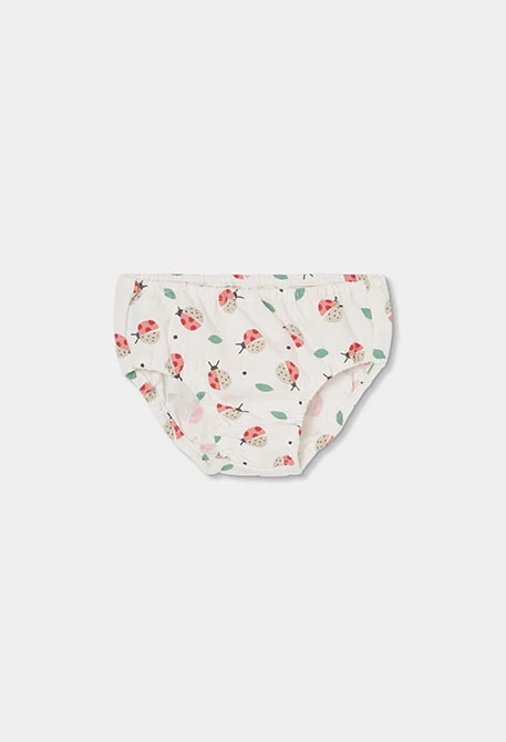 Kleid für Baby aus Strick mit Druckmuster