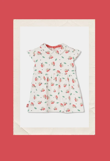 Vestido bebé punto con estampado