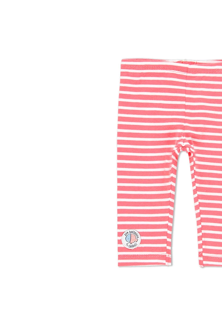 Pack en tricot à rayures pour bébé fille