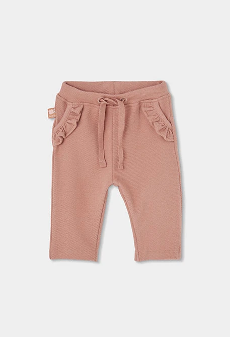 Conjunt de punt nadó nena estampat flors rosa