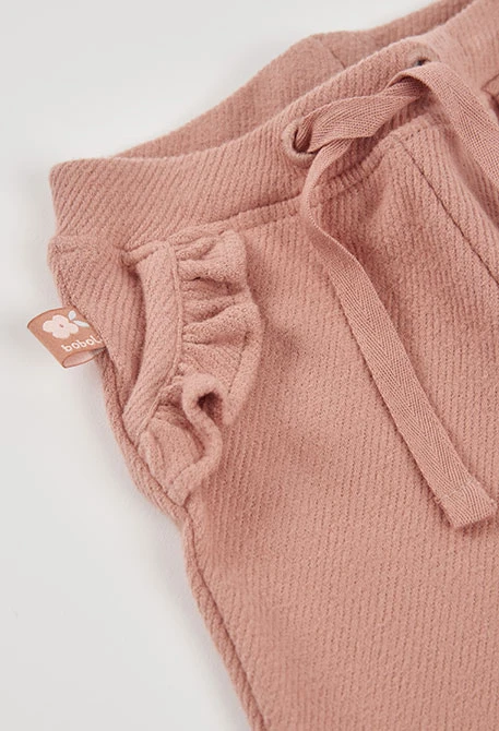 Conjunt de punt nadó nena estampat flors rosa