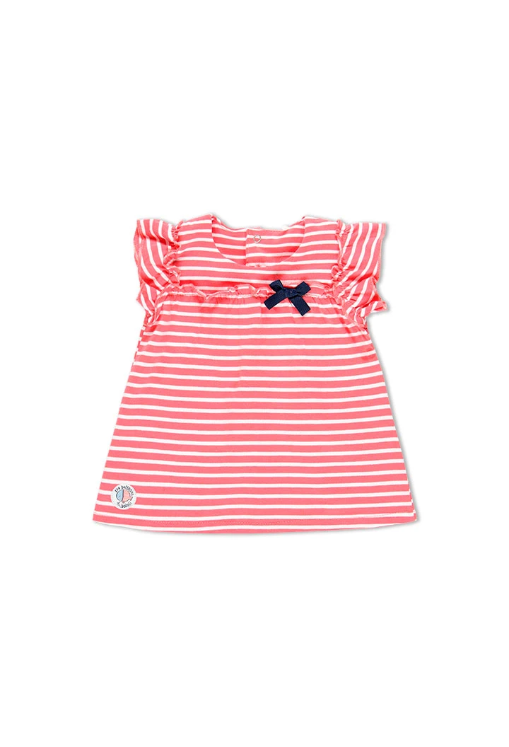 Robe à rayures pour bébé fille