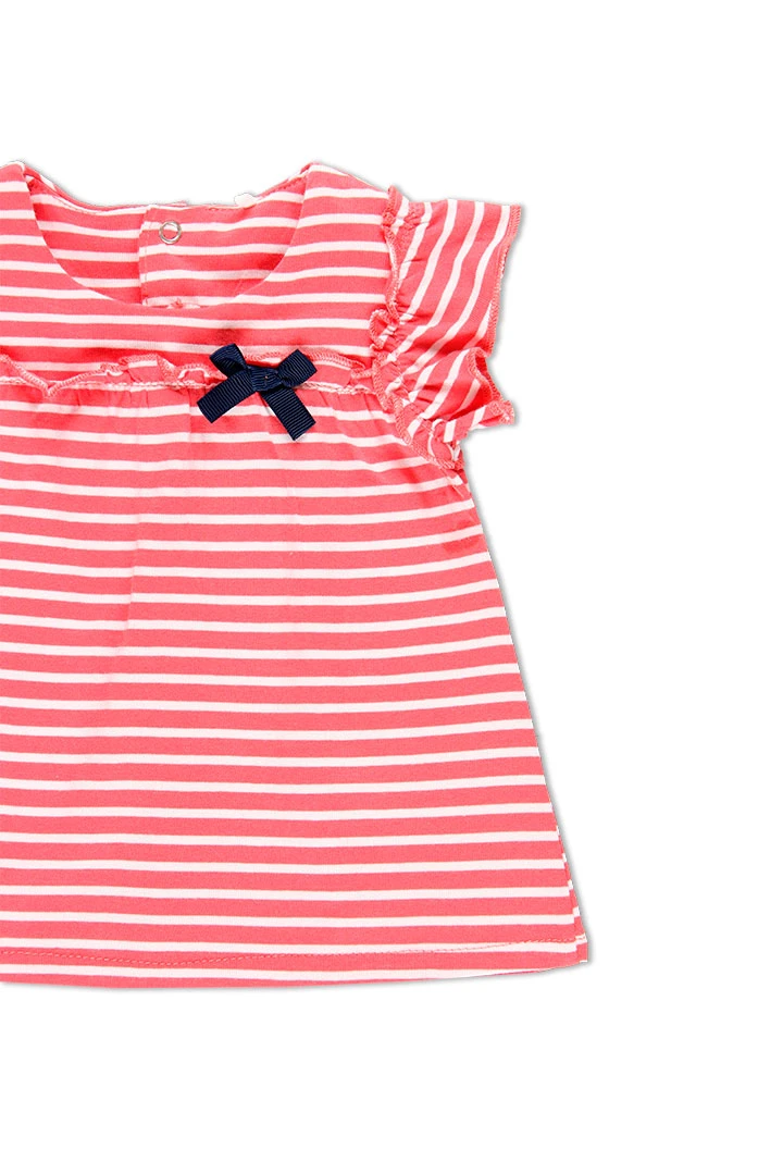 Robe à rayures pour bébé fille
