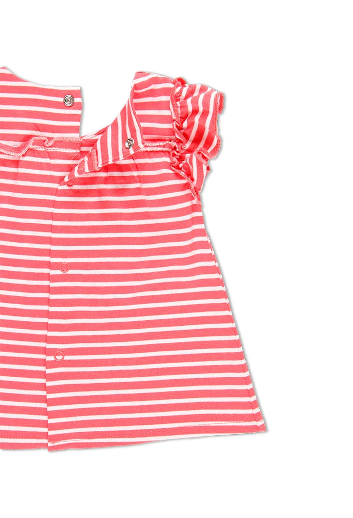 Robe à rayures pour bébé fille