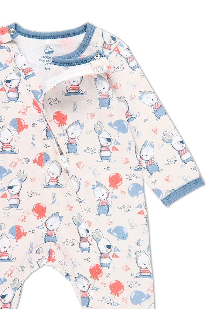 Grenouillère en tricot pour bébé