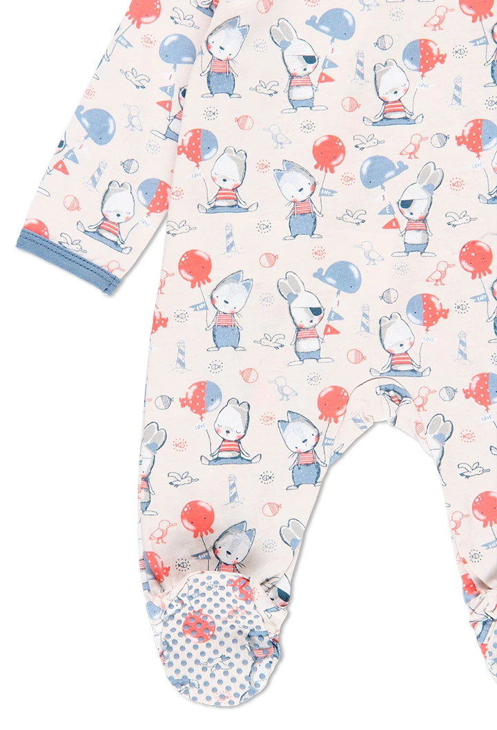 Grenouillère en tricot pour bébé