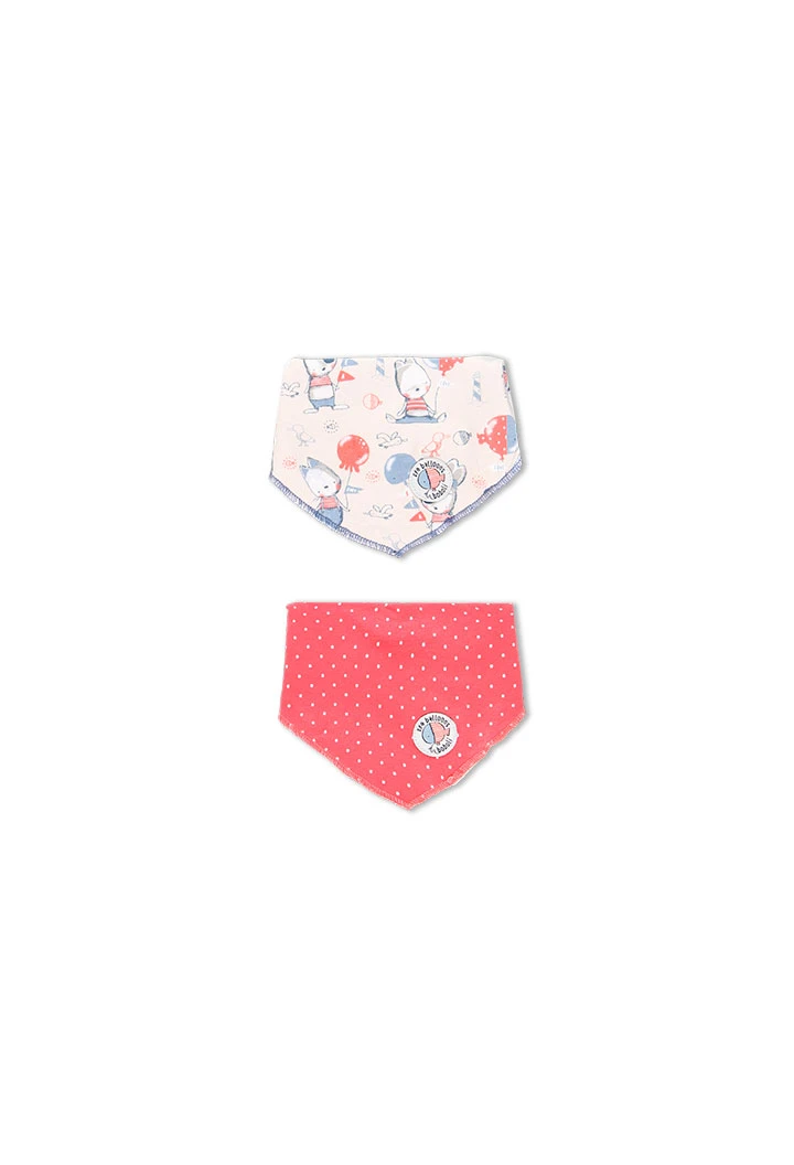 Pack de 2 foulards côtelés pour bébé