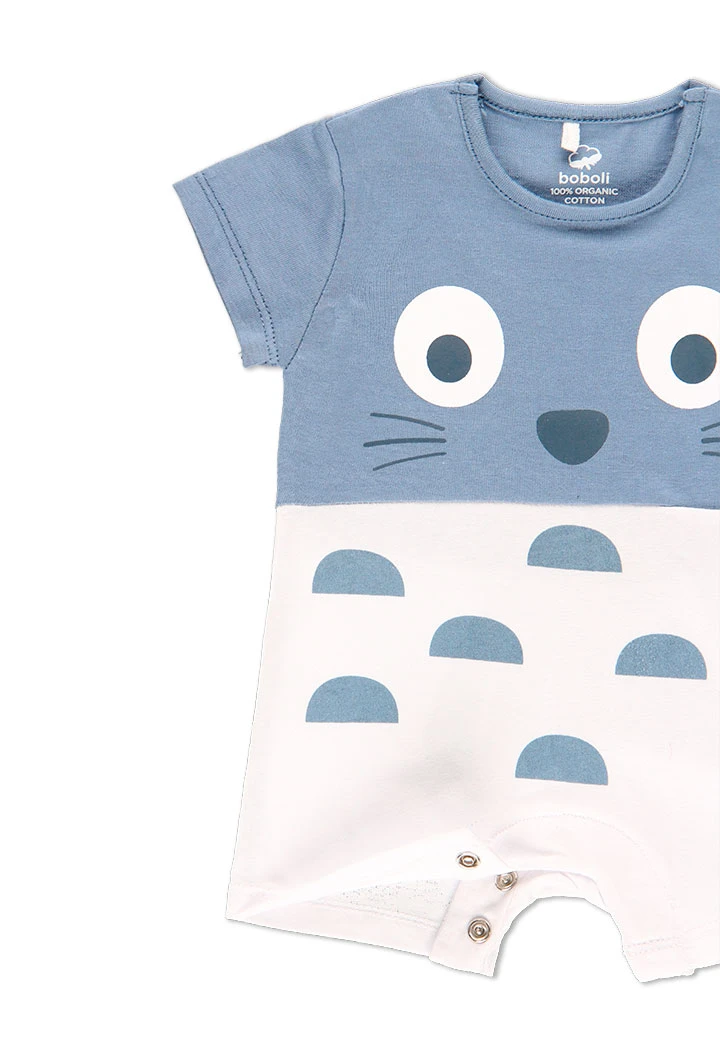 Grenouillère en tricot "poisson" pour bébé garçon