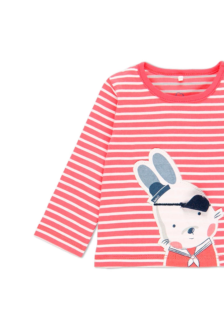 T-Shirt tricot à rayures pour bébé garçon