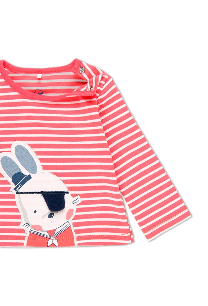 T-Shirt tricot à rayures pour bébé garçon