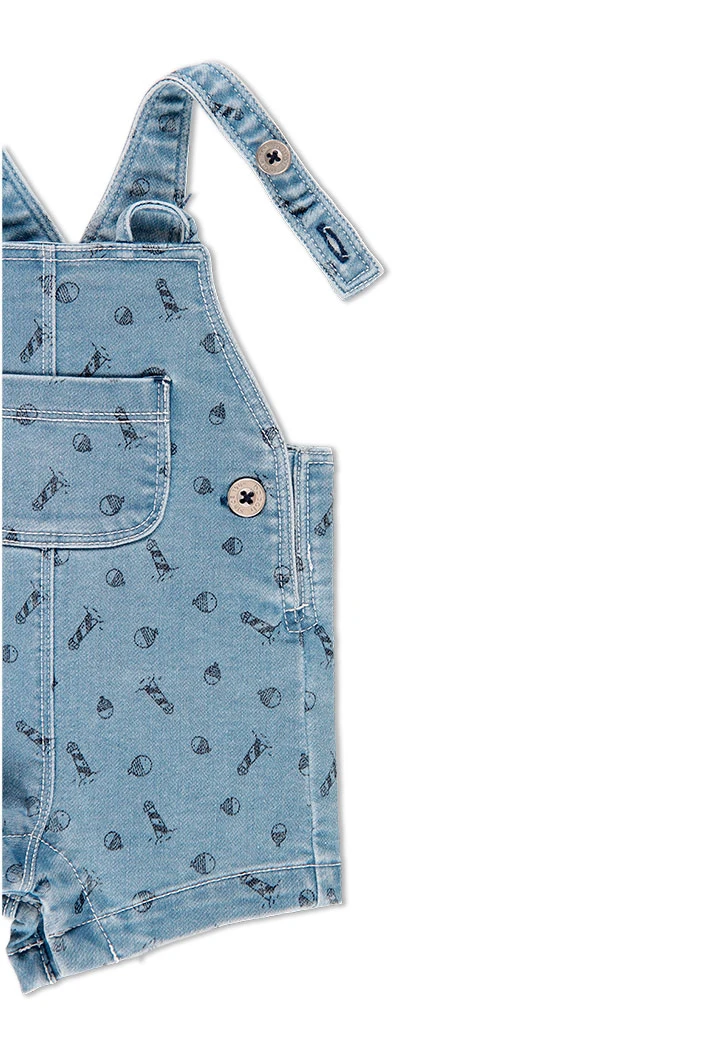 Pack en tricot bi matiere pour bébé garçon