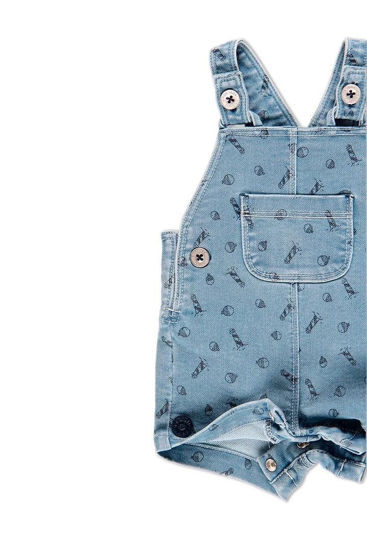 Pack en tricot bi matiere pour bébé garçon