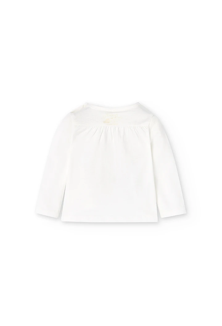 Pack en tricot bi matiere pour bébé fille