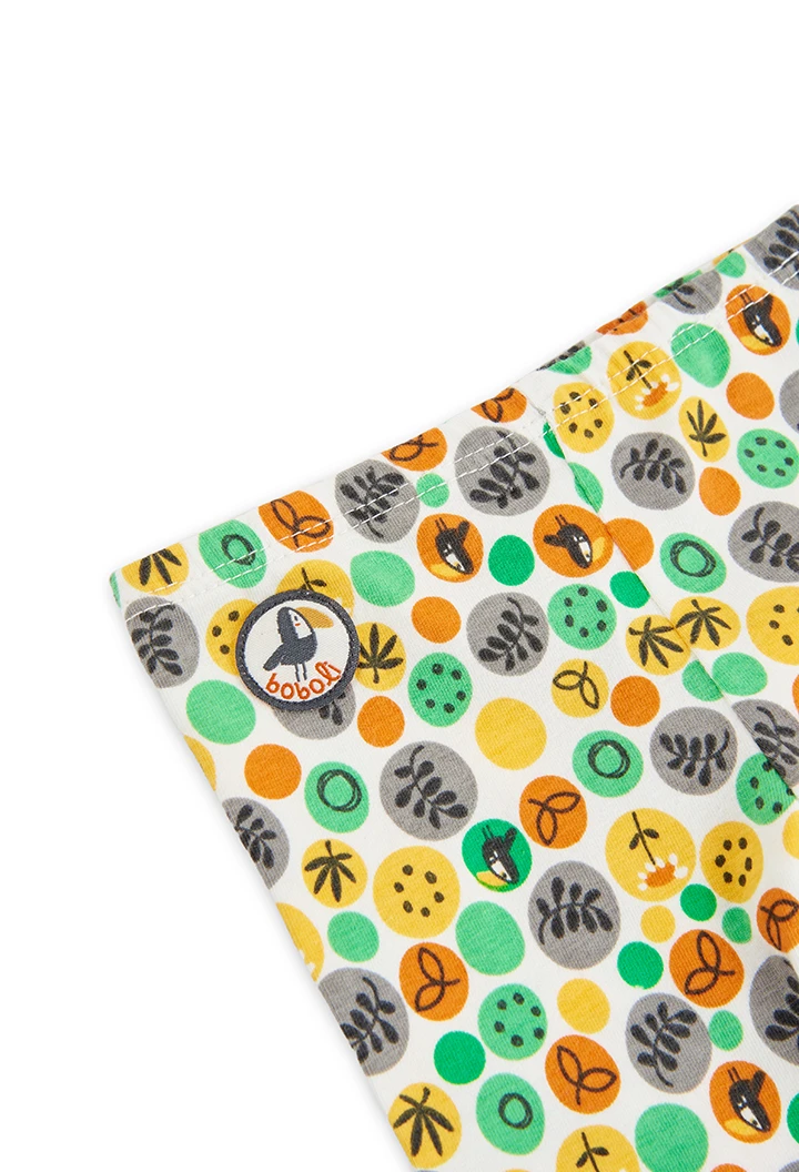 Pack en tricot bi matiere pour bébé fille