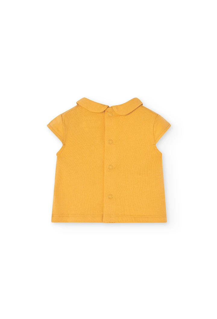 Pack en tricot bi matiere pour bébé fille