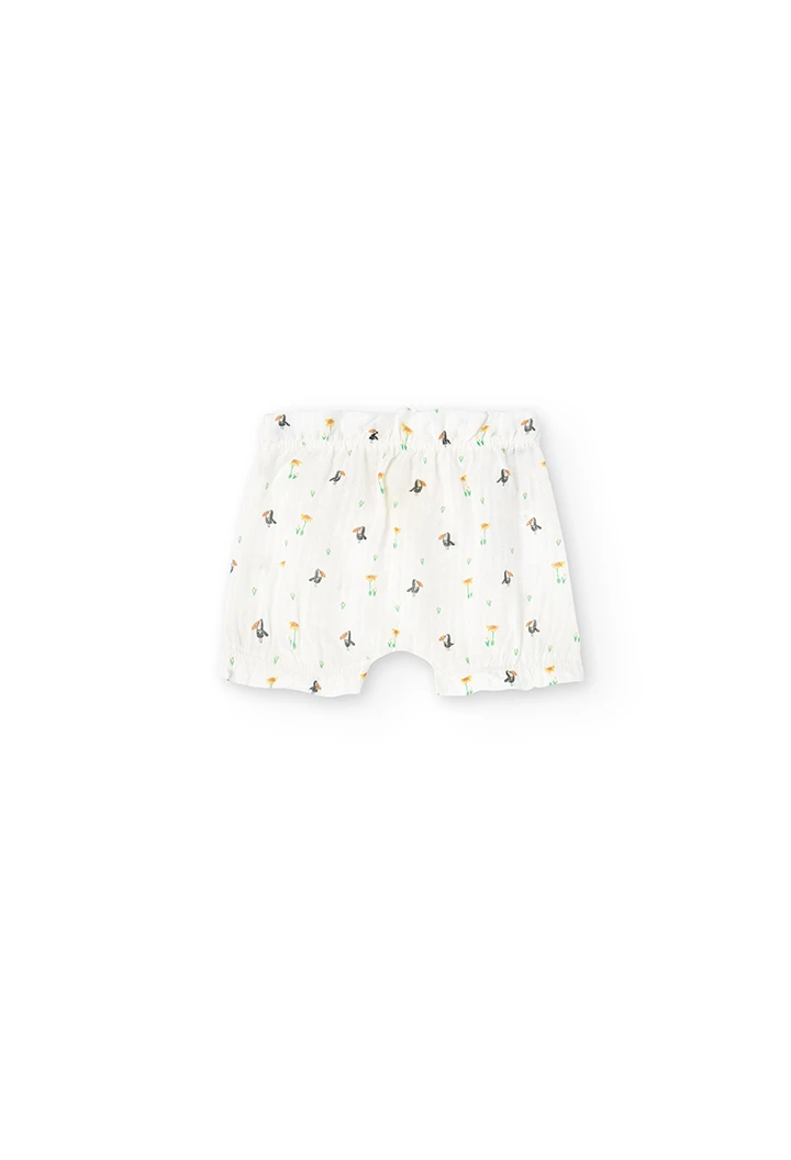 Pack en tricot bi matiere pour bébé fille