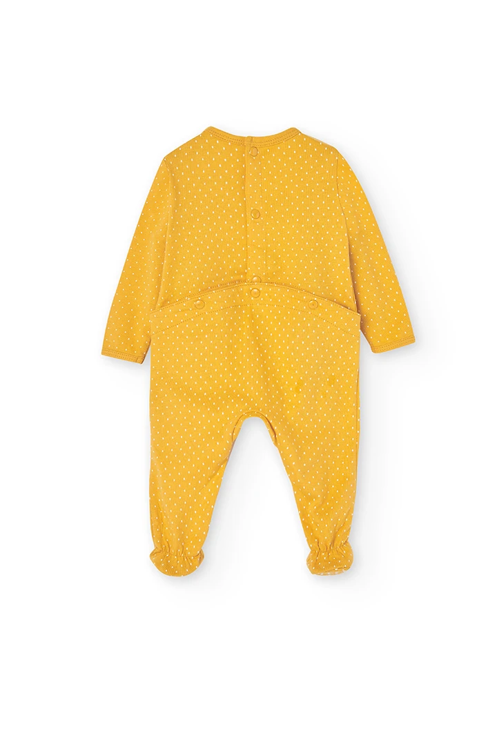 Knit play suit polka dot for baby