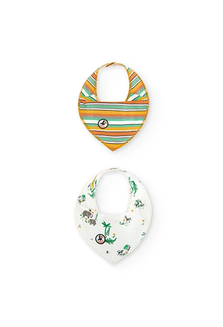 Pack de 2 foulards côtelés pour bébé