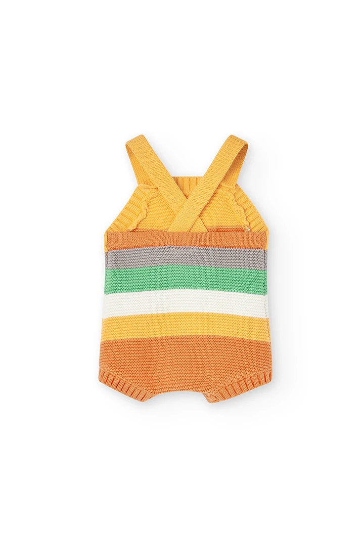 Pack en tricot bi matiere pour bébé