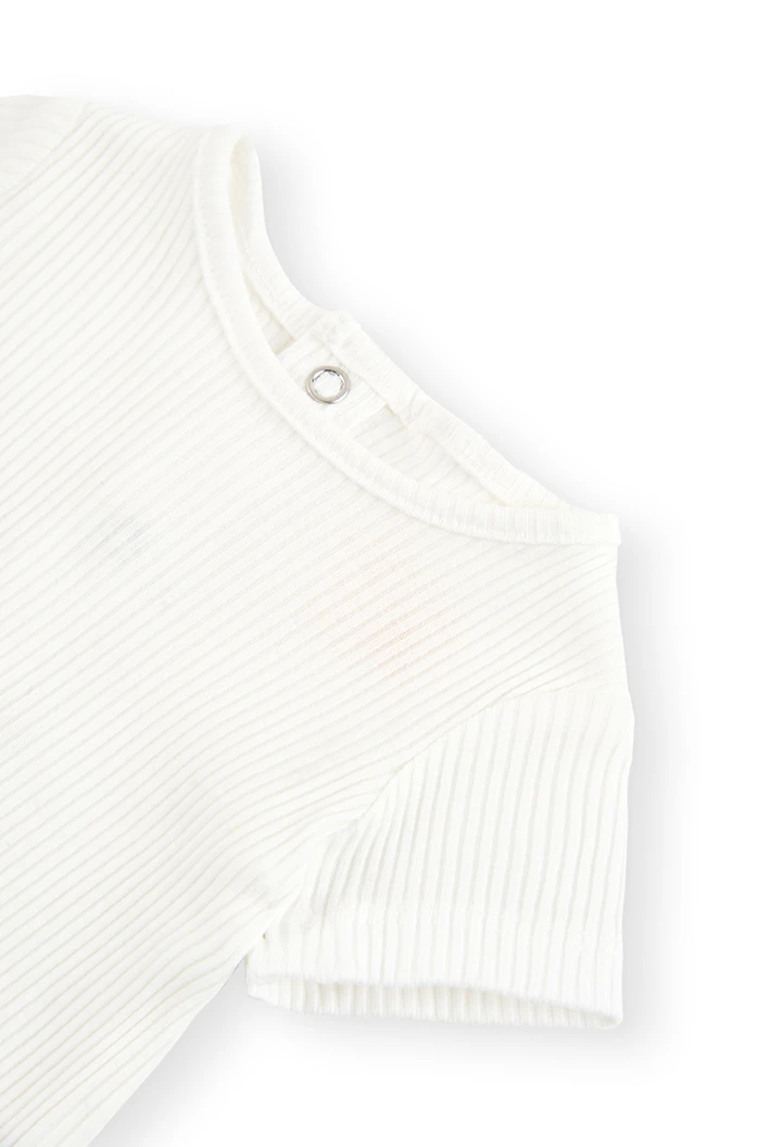 Pack en tricot bi matiere pour bébé