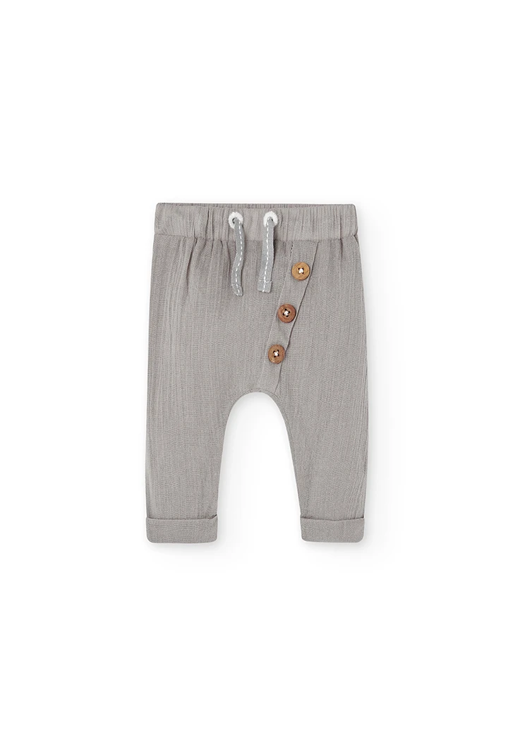 Pack en tricot bi matiere pour bébé garçon