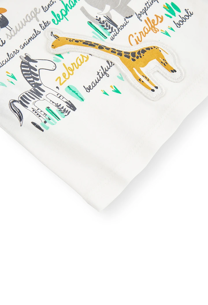 Pack en tricot bi matiere pour bébé garçon