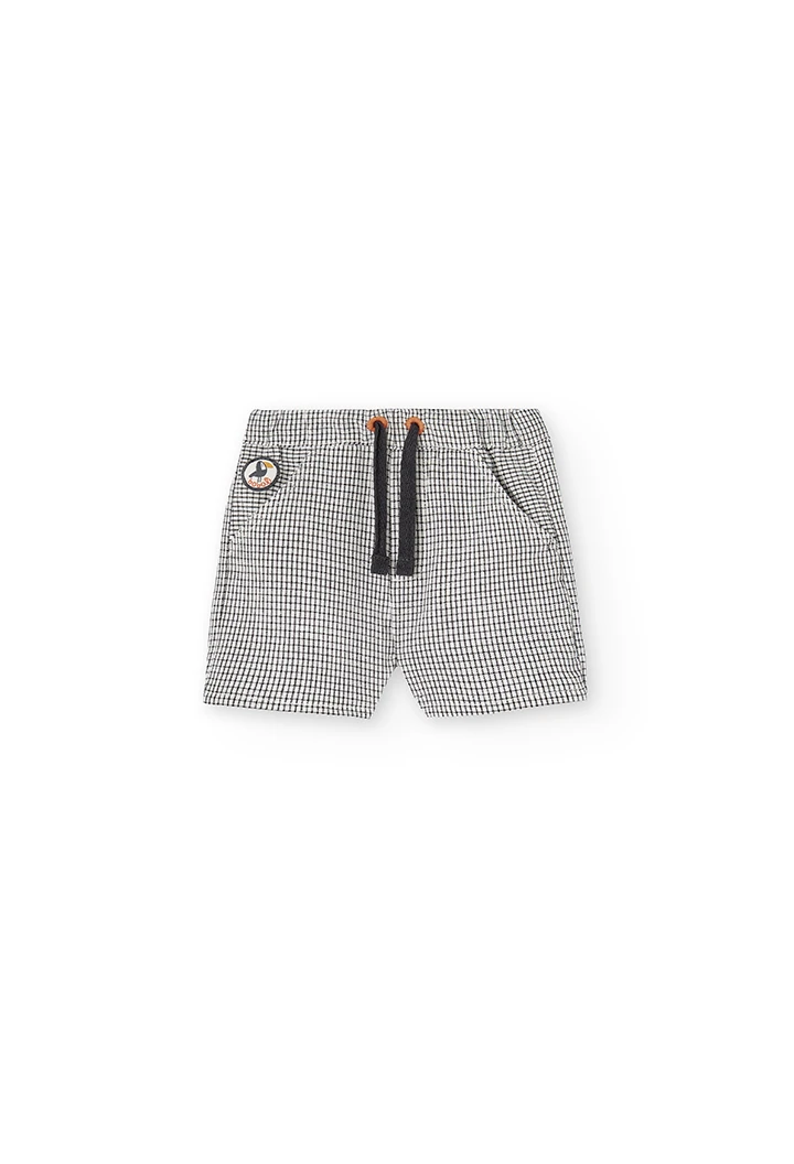 Pack en tricot bi matiere pour bébé garçon