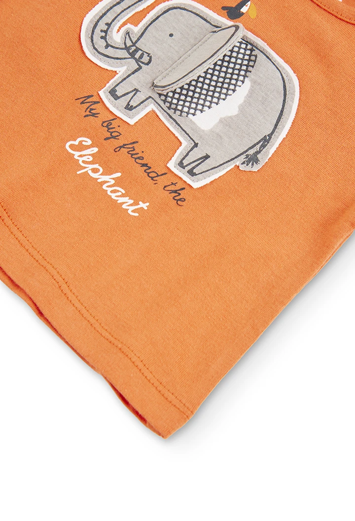 Pack en tricot bi matiere pour bébé garçon