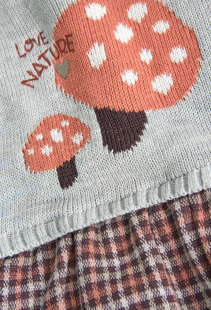 Vestido tricot para o bebé menina -BCI
