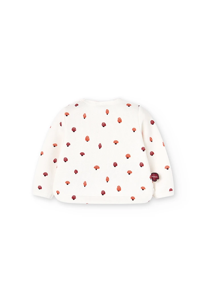 Pack en tricot bi matiere pour bébé fille -BCI